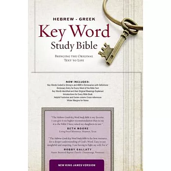 Hebrew-Greek Key Word Study Bible: New King James Version, Burgundy Genuine Leather