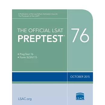 The Official LSAT Preptest 76: (oct. 2015 LSAT)