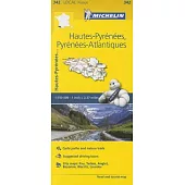 Michelin France Hautes-pyrénées, Pyrénées Atlantiques