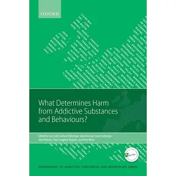 What Determines Harm from Addictive Substances and Behaviours?