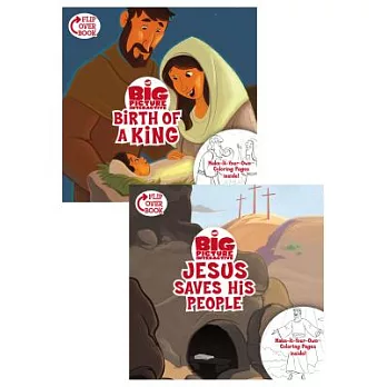 Birth of a King / Jesus Saves His People: Flip-Over Book