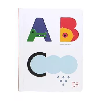 Touchthinklearn: ABC (Baby Board Books, Baby Touch and Feel Books, Sensory Books for Toddlers)