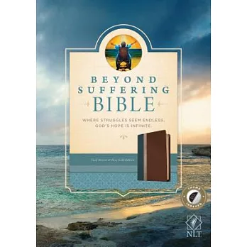 Beyond Suffering Bible: New Living Translation, Teal, Brown & Rose Gold Edition, Where Struggles Seem Endless, God’s Hope Is Inf