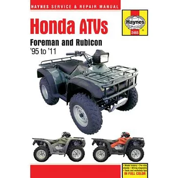 Honda Atvs Foreman and Rubicon ’95 to ’11