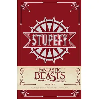 Fantastic Beasts and Where to Find Them: Stupefy Ruled Journal with Pocket