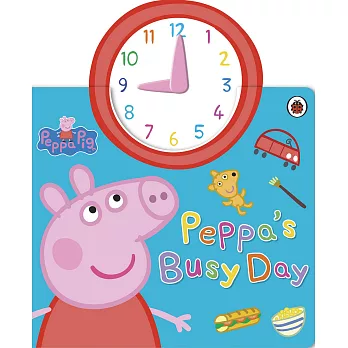 時鐘遊戲書（指針可轉）Peppa Pig: Peppa’s Busy Day