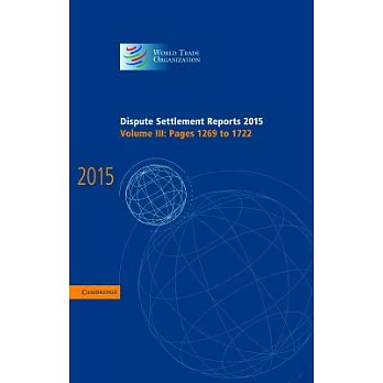 Dispute Settlement Reports 2015: Volume 3