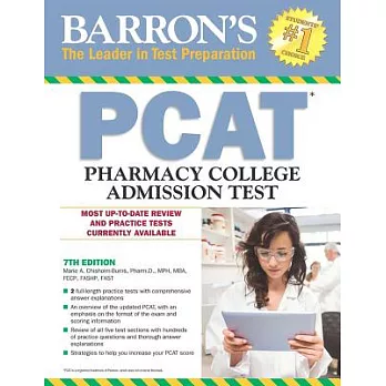 Barron’s PCAT: Pharmacy College Admission Test