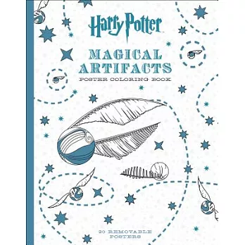 Harry Potter Magical Artifacts Poster Coloring Book: 20 Removable Posters