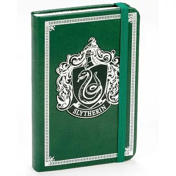 哈利波特：史萊哲林學院硬殼橫線筆記本（9 x 14 cm / 192 頁）Harry Potter: Slytherin Ruled Pocket Journal