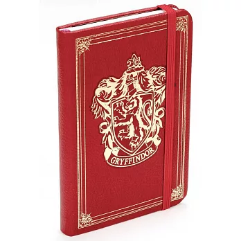 哈利波特：葛來分多學院硬殼橫線筆記本（9 x 14 cm / 192 頁）Harry Potter: Gryffindor Ruled Pocket Journal
