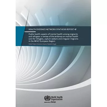 Public Health Aspects of Mental Health Among Migrants and Refugees: A Review of the Evidence on Mental Health Care for Refugees,