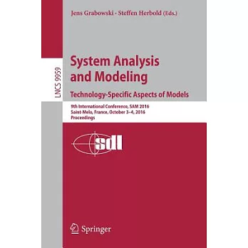 System Analysis and Modeling: System Analysis and Modeling. Technology-specific Aspects of Models