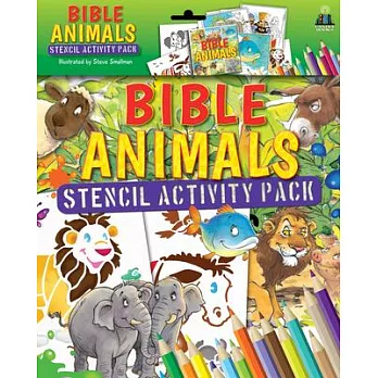 Bible Animals Stencil Activity Pack: Includes a Bible Storybook, Six Stencils and Eight Colouring Sheets