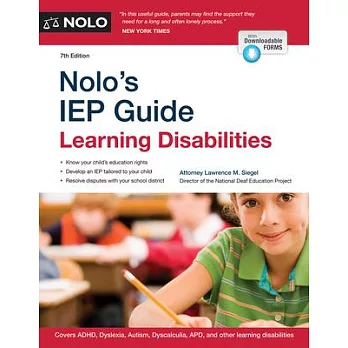 Nolo’s IEP Guide: Learning Disabilities, With Downloadable Forms