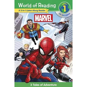 World of Reading: Marvel Level 3合1故事集（附CD）