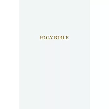 The Holy Bible: King James Version, White, Leatherflex, Gift & Award Bible, Red Letter Edition
