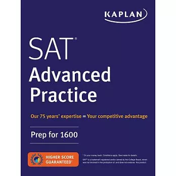 SAT Advanced Practice: Prep for 1600