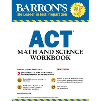 Barron’s Act Math and Science Workbook