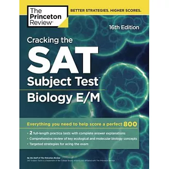 The Princeton Review Cracking the SAT Subject Test in Biology E/M