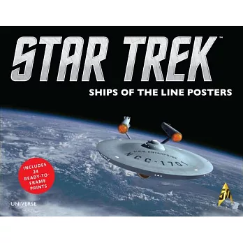 Star Trek Ships of the Line Posters: 24 Ready to Frame Prints