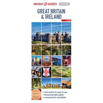 Insight Guides Flexi Map Great Britain and Ireland