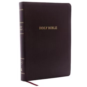 KJV, Reference Bible, Giant Print, Bonded Leather, Burgundy, Red Letter Edition