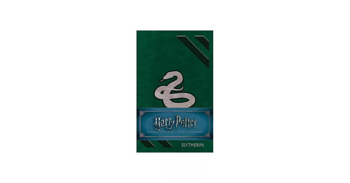 Harry Potter - Slytherin Ruled Pocket Journal | 拾書所