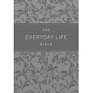 The Everyday Life Bible: Amplified Old & New Testament, Grey Euroluxe, Fashion Edition, Silver Edge, Ribbon Marker