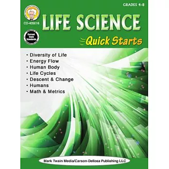 Life Science Quick Starts, Grades 4-8
