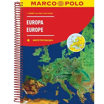 Marco Polo Road Atlas Europe