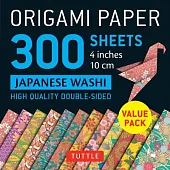 Origami Paper Japanese Washi Patterns 4 Inch 10cm: High Quality Double-Sided
