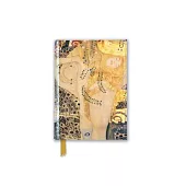 Gustav Klimt Foiled Pocket Notebook: Water Serpents