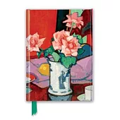 Peploe Foiled Journal: Pink Roses, Chinese Vase