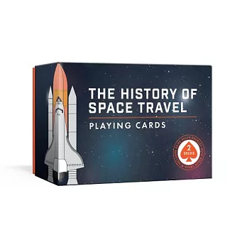 The History of Space Travel Playing Cards: Two Decks of Cards and Game Rules Booklet with Space Trivia