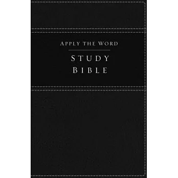 Apply the Word Study Bible: Live in His Steps, Black