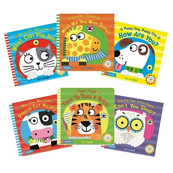 教出幸福的好孩子：英文幼幼遊戲套書〈6冊合售〉