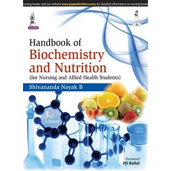 Handbook of Biochemistry and Nutrition for Nursing and Allied Health Students
