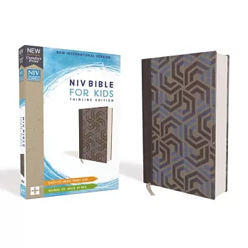 Niv, Bible for Kids, Cloth Over Board, Blue, Red Letter Edition, Comfort Print: Thinline Edition