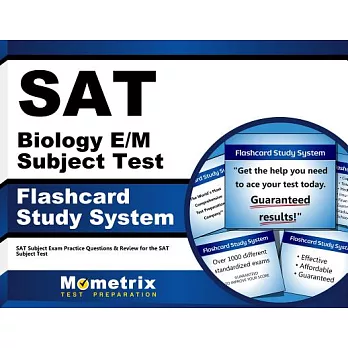 SAT Biology E/M Subject Test Flashcard Study System