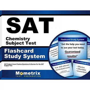 SAT Chemistry Subject Test Flashcard Study System