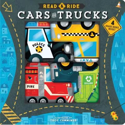 Cars and Trucks: 4 Board Books Inside!