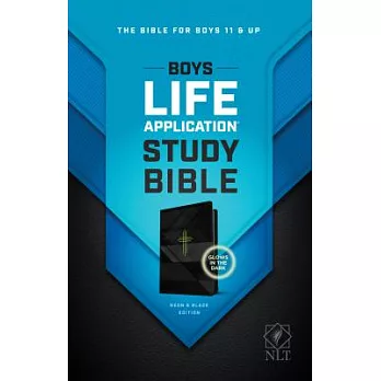Boys Life Application Study Bible: New Living Translation, Neon & Black Edition