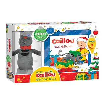 Caillou Waits for Santa Gift Set: Book with 2 Stories and Gilbert Plush