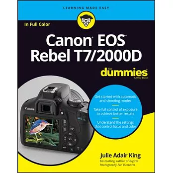 Canon EOS Rebel T7/2000d for Dummies