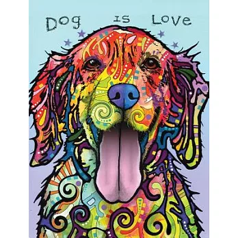 Dean Russo Dog Is Love Journal: Lined Journal