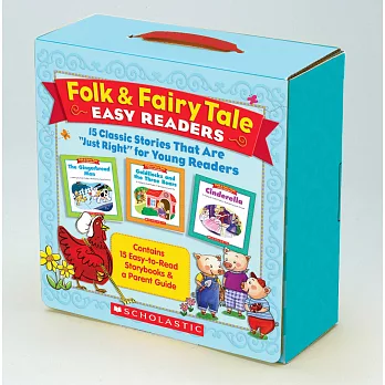 Folk & Fairy Tale Box Set (15 Stories +CD) 《Scholastic精選世界童話》讀本套書（15本書+CD）