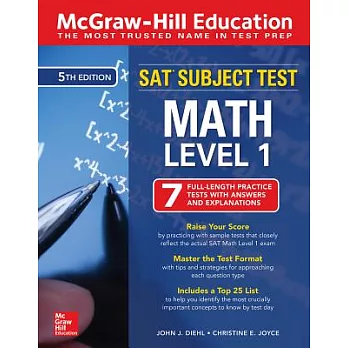 McGraw-Hill Education SAT Subject Test: Math Level 1