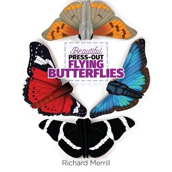 Beautiful Press-Out Flying Butterflies