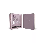 La Biblia Jesus: Nueva version internacional: Tela Lavanda, Tapa Dura